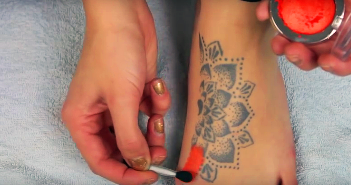 diy how to cover up a tattoo this is awesome diy how to cover up a tattoo this is awesome