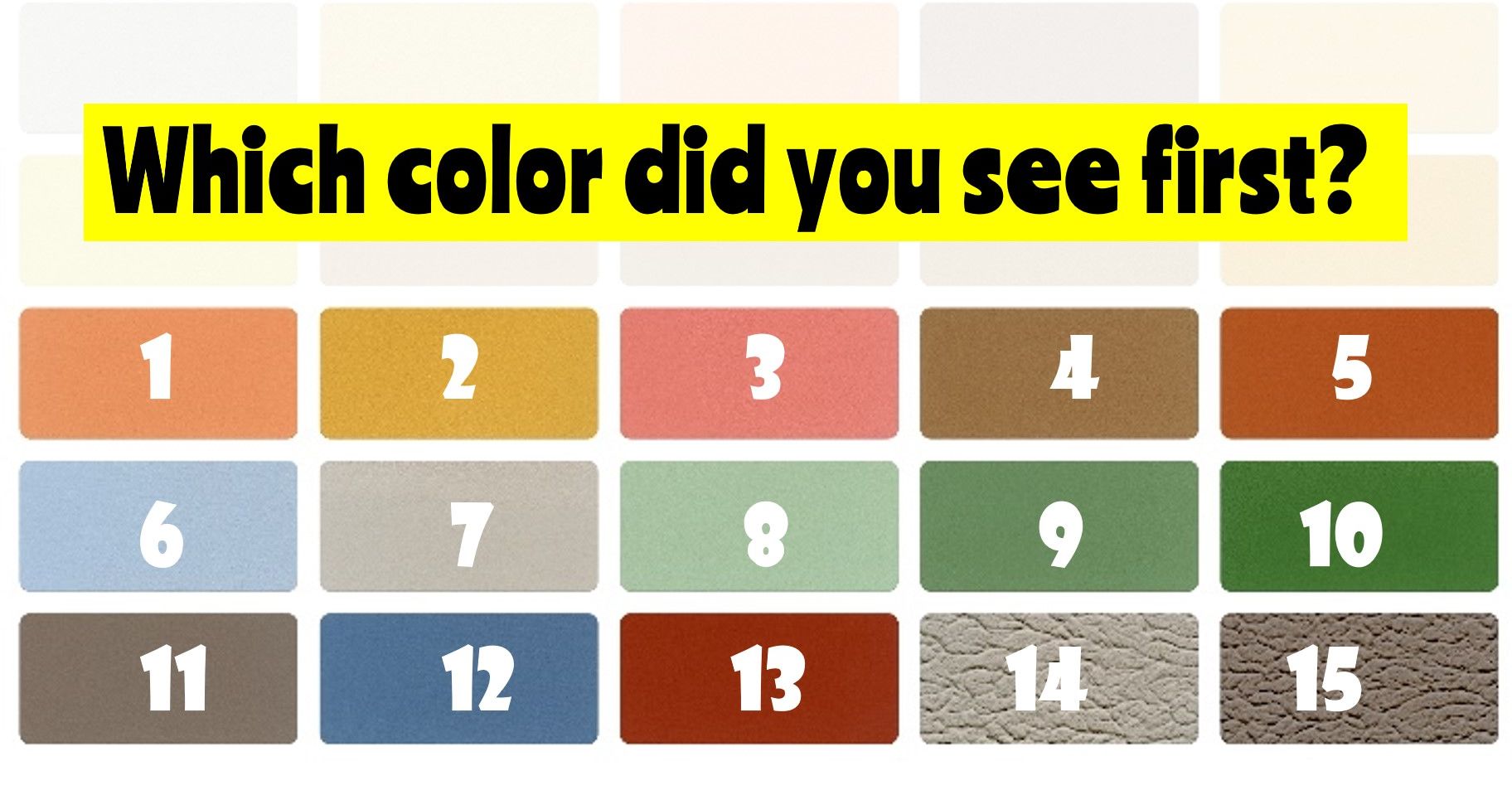 QUIZ: The Colors You See Can Determine Your Dominant Emotion QUIZ: The Colors You See Can Determine Your Dominant Emotion