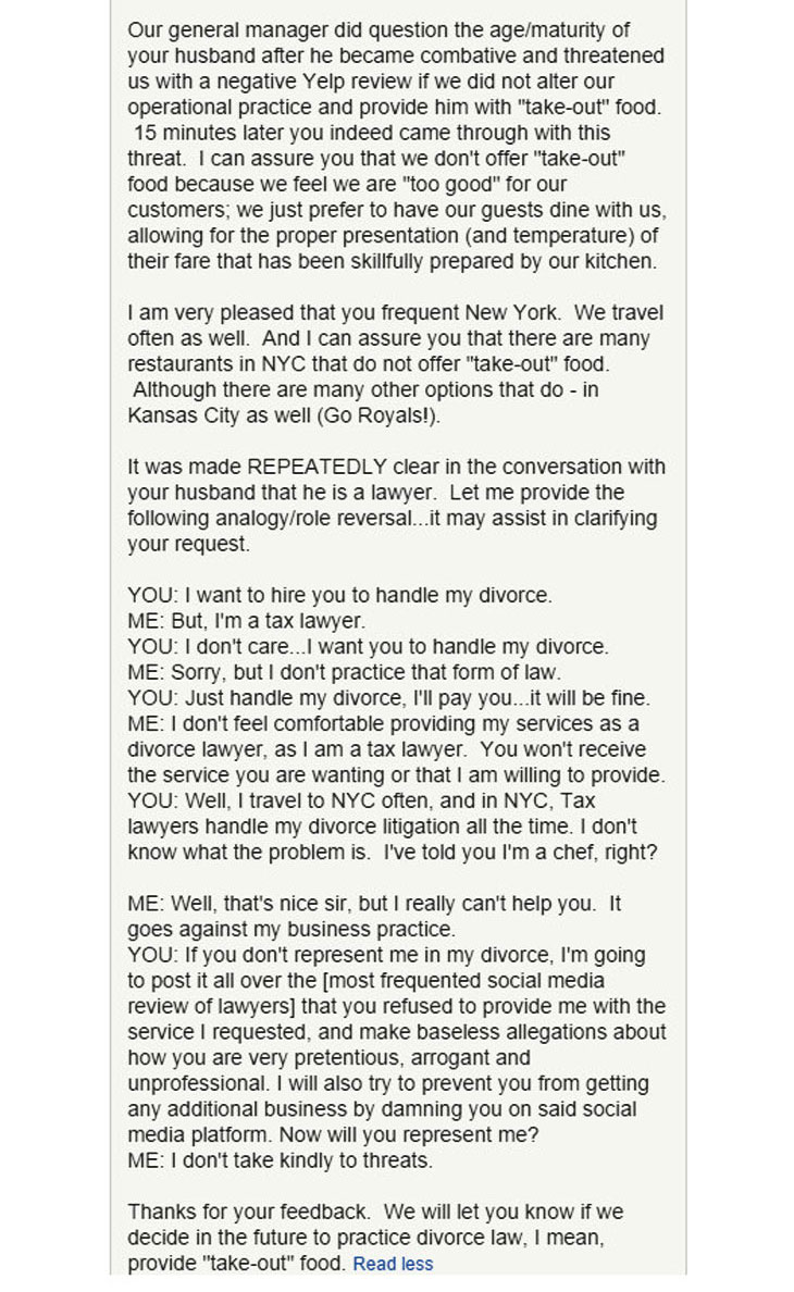 funny yelp voltaire restaurant review angry sun gazing restaurant review examples