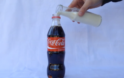 He Pours Milk Into A Bottle Of Coca-Cola.  Minutes Later The Results Blew Me Away!