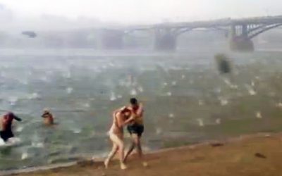 Video: It Was A Calm Beautiful Day At The Beach. But What This Camera Caught Is Terrifying!