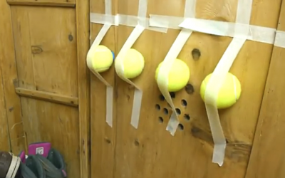 This Guy Taped Tennis Balls In The Shoe Closet. The Reason Is Genius.