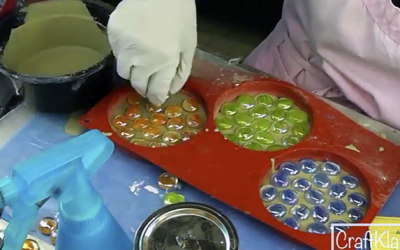 She Places Marbles Inside This Sticky Mixture. But When She’s Done It’s Unexpectedly Brilliant!