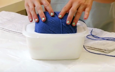 This Woman Put An Entire Spool Of Yarn Into Glue. But When She’s Done It’s STUNNING!