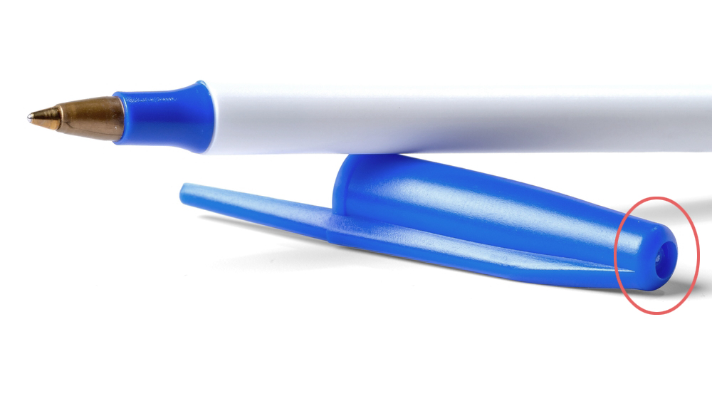 this mostly unknown aspect of bic pen caps have saved thousands of