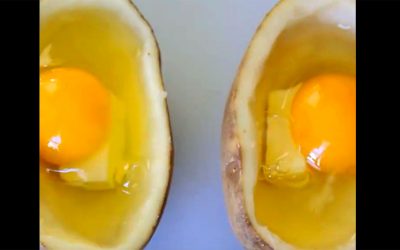 She Cracks 2 Eggs Into This Potato. But When She’s Done My Mouth Won’t Stop Watering!