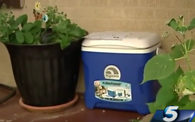 If You Notice a Blue Cooler On Your Neighbors Porch. THIS Is What It Means..