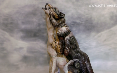 It Looks Like A Normal Painting Of a Wolf. But When I Saw The Truth I Was Blown Away!