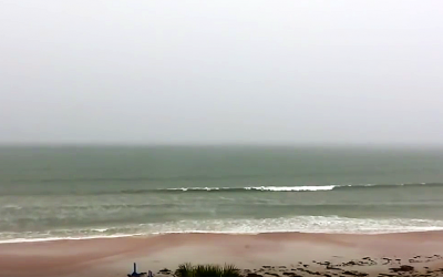 Dark Clouds Rolled In He Sensed Something Scary Was On The Horizon. THIS Is What The Camera Caught