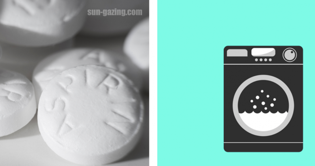 He Puts a Bunch of Aspirin In The Washing Machine With His Laundry. The