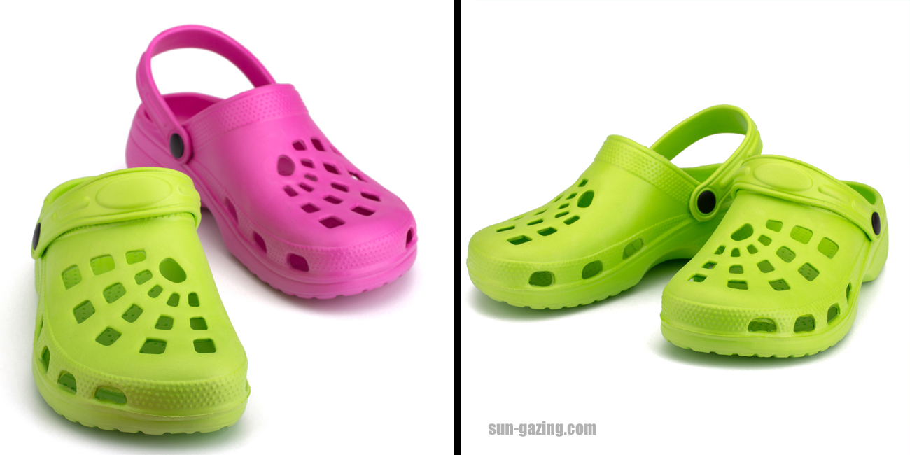 pair of crocs