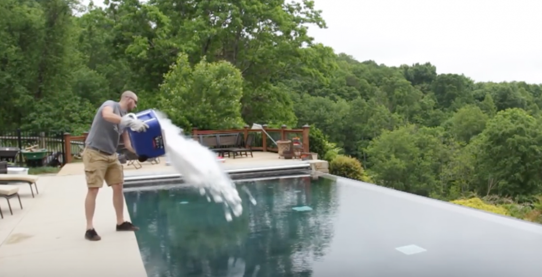 Apparently If You Throw a Bucket Of Dry Ice In a Pool THIS Happens!