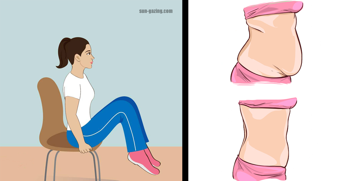 6 Simple Ways To Get Rid Of That Stubborn Belly Fat On Your Chair