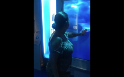 Grandma Learns The Hard Way Why You Should Never Tap The Glass Of A Shark Tank