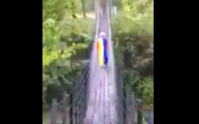 Joggers Notice a Clown On The Path At 7:30am. They Call Him Out, Then He Runs At Them With a Knife.