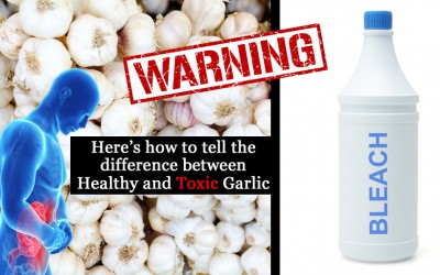 If You Eat Garlic There’s A Good Chance It’s Bleached and From China.