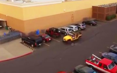 Hidden Camera Catches Jeep Getting Epic Revenge On Car That Stole It’s Parking Spot.
