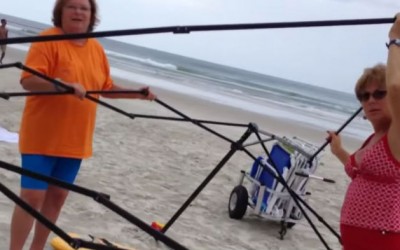 Man Confronts These 2 Ladies Stealing His Stuff at The Beach. Then Chaos Ensues!