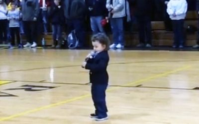 This 2 Year Old Walks Onto The Court. His Next Move Is Priceless!