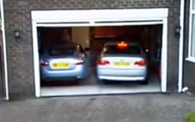 Man Drives His Car Inside The Garage But When He Steps Out Things Get Interesting!