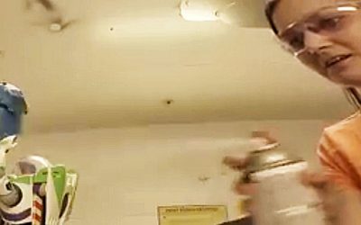 She Takes Her Old Toys Then Tapes And Sprays Them Gold. When She’s Finished I Must Do This!