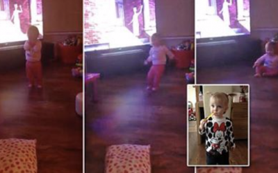 Watch This Bizarre and Strange Force Pull This Little Girl To The Ground