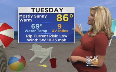 Haters Fat Shame This Pregnant Meteorologist. Her Response Is Epic!