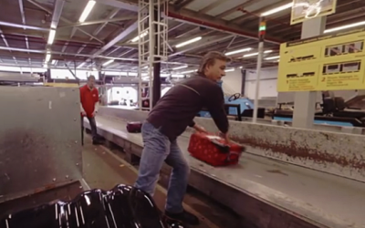 This Guy Places Luggage On The Conveyer Belt. Then Something Incredible Happens!