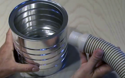 He Attached THIS Hose To A Coffee Can. The Final Result Is Unexpectedly Awesome!