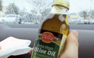 This Guy Pours Olive Oil All Over The Inside Of His Car. But The Reason Is Brilliant!