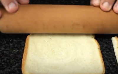 He Flattens Bread And Adds a Special Ingredient. When He’s Done An Unexpected Tasty Surprise!