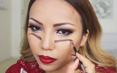 She Draws Eyebrows Under Her Eyes. But When She’s Done It’s The Most Unexpected Surprise!