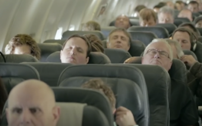 These People Fell Asleep On The Airplane. But When They Woke Up They Get The Surprise Of Lifetime!