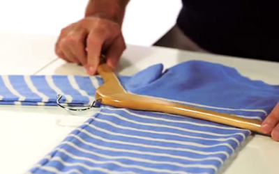This Guy Grabs A Sweater And Places A Hanger On It. But His Next Move Is Brilliant!
