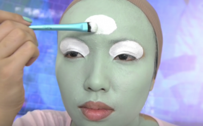 She Starts To Draw An Eye On Her Forehead. But When She’s Done It’s An Unexpected Surprise!