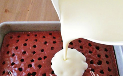 This Woman Starts Poking Holes In THIS Cake. But When She’s Done YUM!