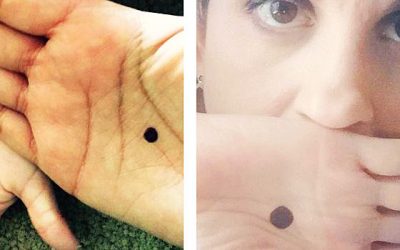 If You Notice A Person With A Black Dot On The Palm Of Their Hands It Means THIS!