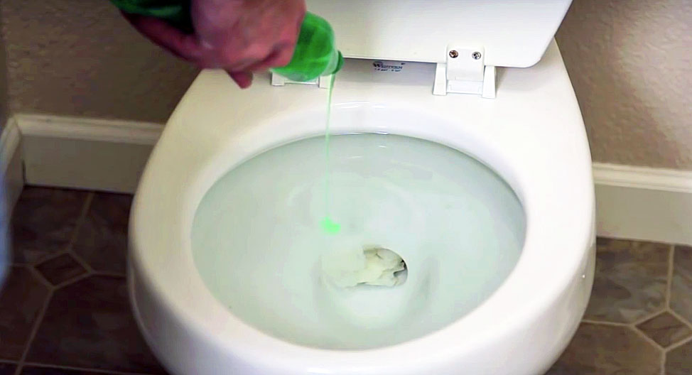 I Thought It Was Strange When He Poured Dish Soap In The Toilet. But The Reason Is Brilliant!