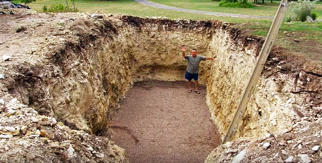His Neighbors Were Pissed When He Dug This Hole In His Yard. But What ...