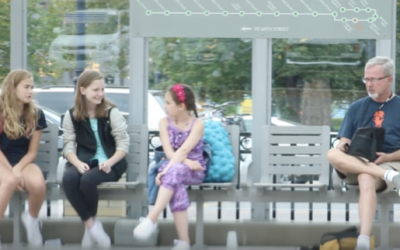 These Two Girls Start To Make Fun of This Girl. But Watch What He Takes Out Of His Bag.