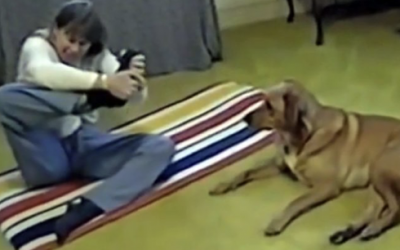Woman Struggles While Trying Out A New Yoga Pose. Now Watch The Dog Show Her How It’s Done!