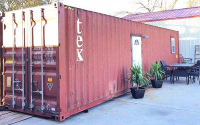 It Just Seems Like a Red Old Storage Container But When You Walk In The Home It’s STUNNING!