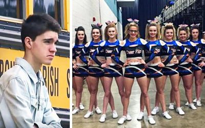 Boy Gets Cruelly Rejected Before Dance and Everyone Makes Fun Of Him. Then 13 Girls Line Up and Do THIS