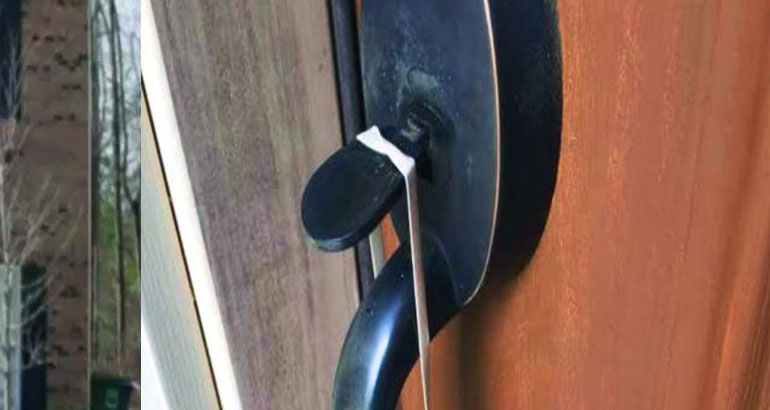 If You Ever Notice Your Door Handle With A Rubber Band On It Do Not Touch It! THIS Is It&039s Sick Meaning!