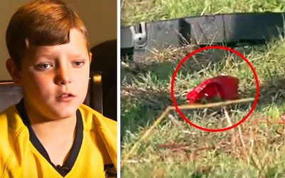 This Kid Notices ‘Strange Shape’ Underneath a Bridge.