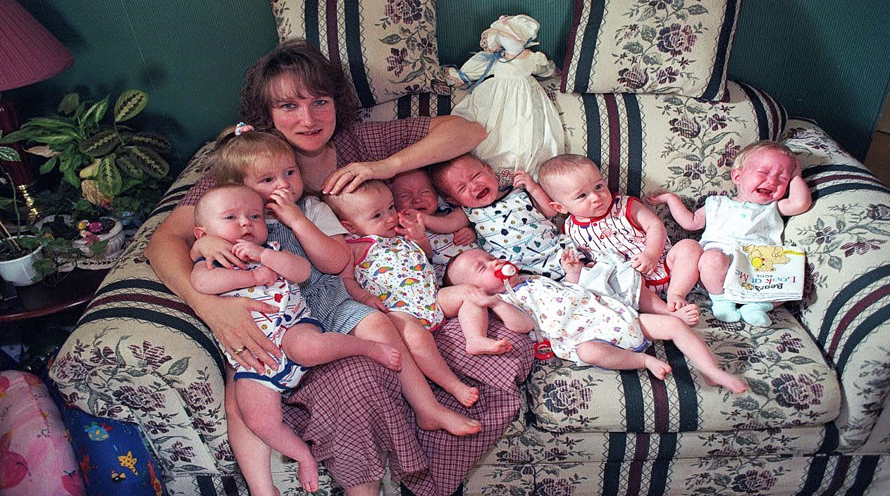 Remember When These Famous Septuplets Were Born! Look What Happened To The Babies 20 Years Later!