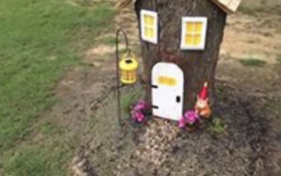 Husband Builds a Beautiful Tree Stump House For His Wife